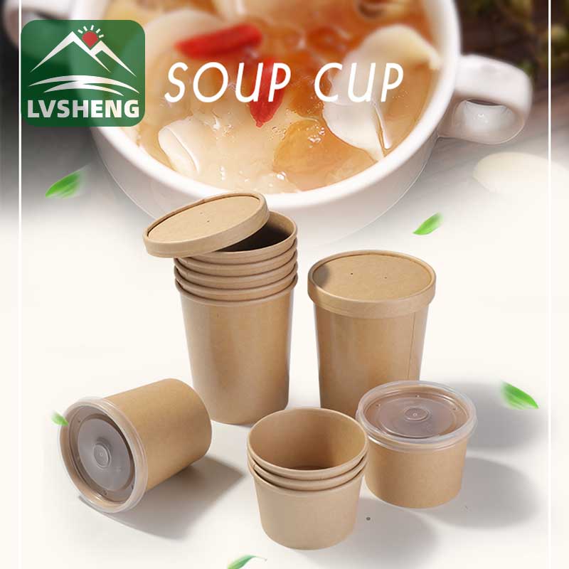 32 ունցիա Kraft Paper Soup Bowl